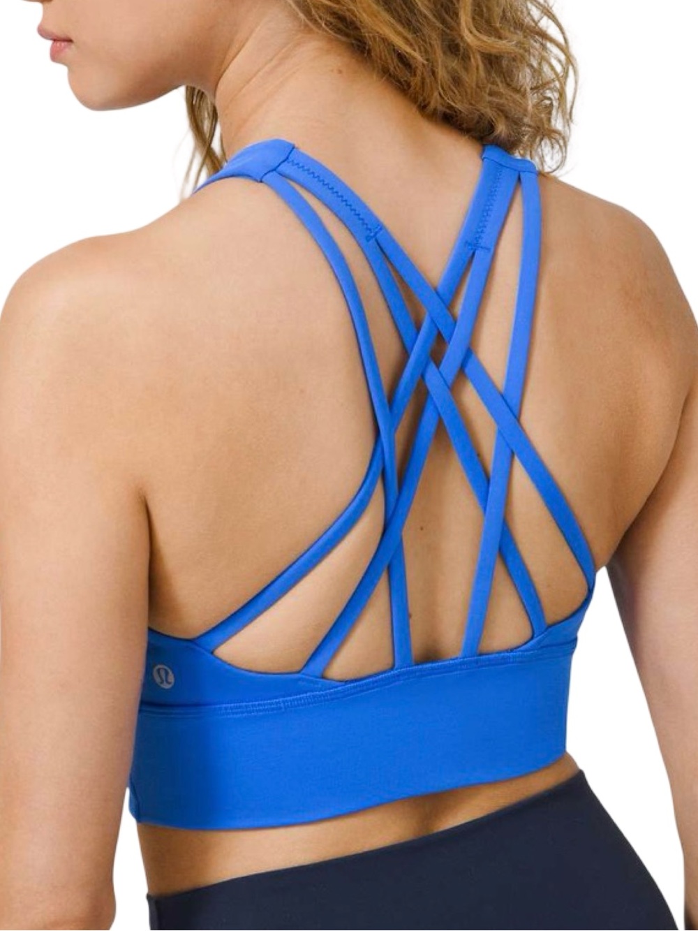 Lululemon Free to Be Serene Long Line Wild Bluebell Size 2